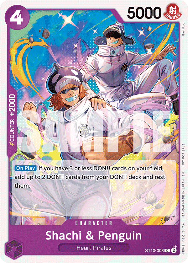 Shachi & Penguin One Piece card