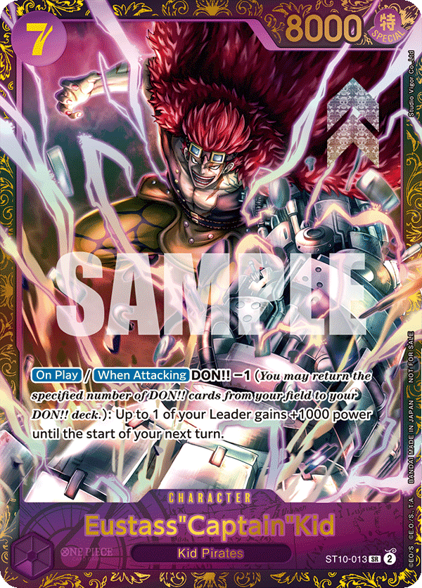 Eustass"Captain"Kid One Piece card