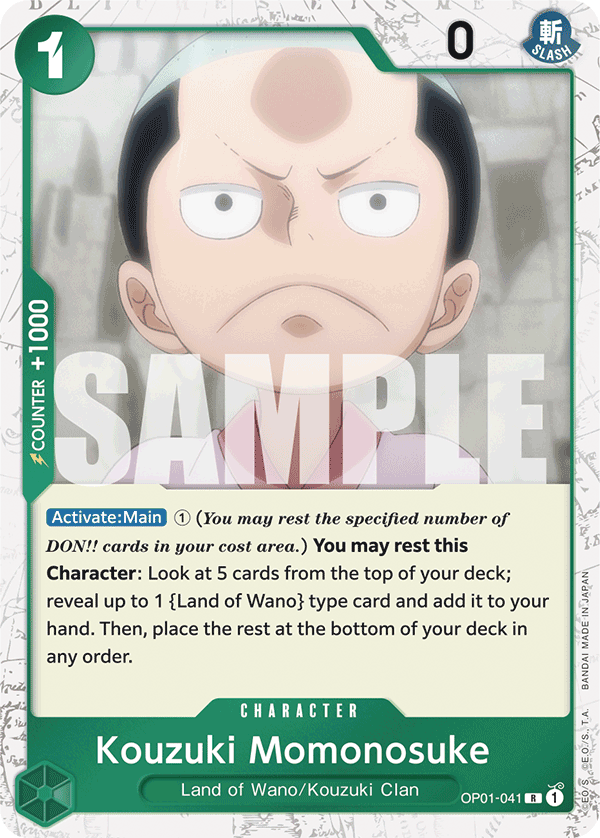 Kouzuki Momonosuke One Piece card