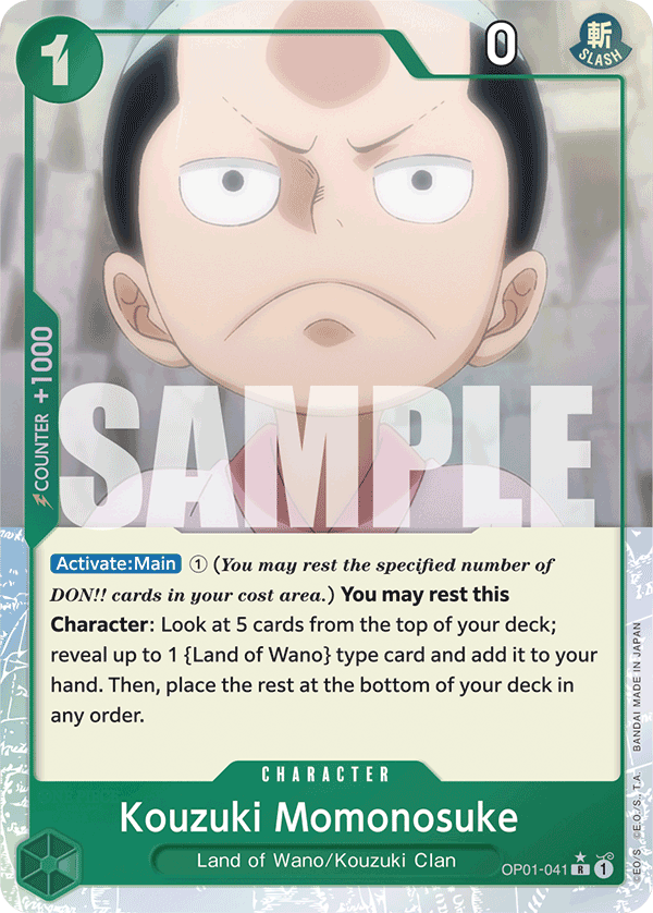 Kouzuki Momonosuke One Piece card