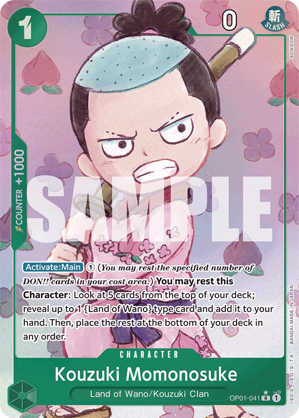 Kouzuki Momonosuke One Piece card
