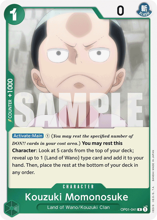 Kouzuki Momonosuke One Piece card