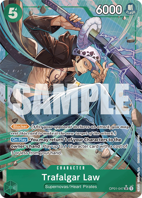 Trafalgar Law One Piece card