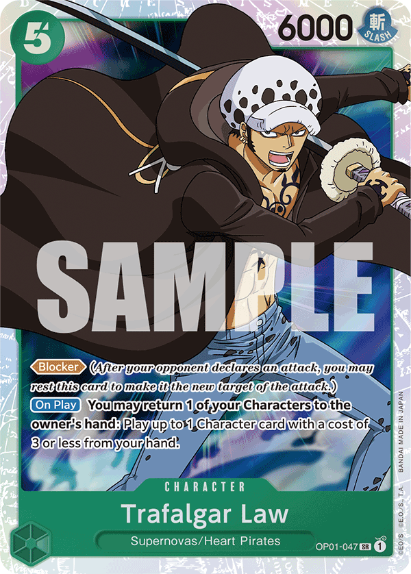 Trafalgar Law One Piece card