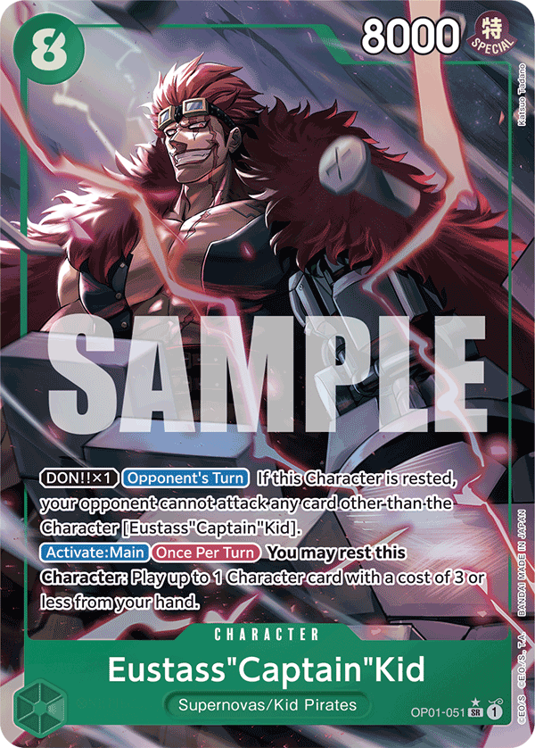 Eustass"Captain"Kid One Piece card