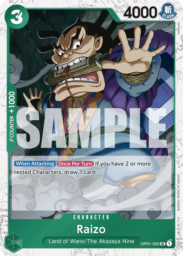 Raizo One Piece card