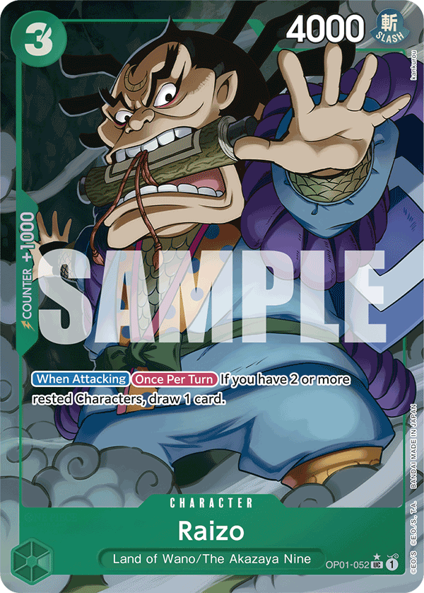 Raizo One Piece card