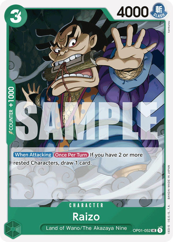 Raizo One Piece card
