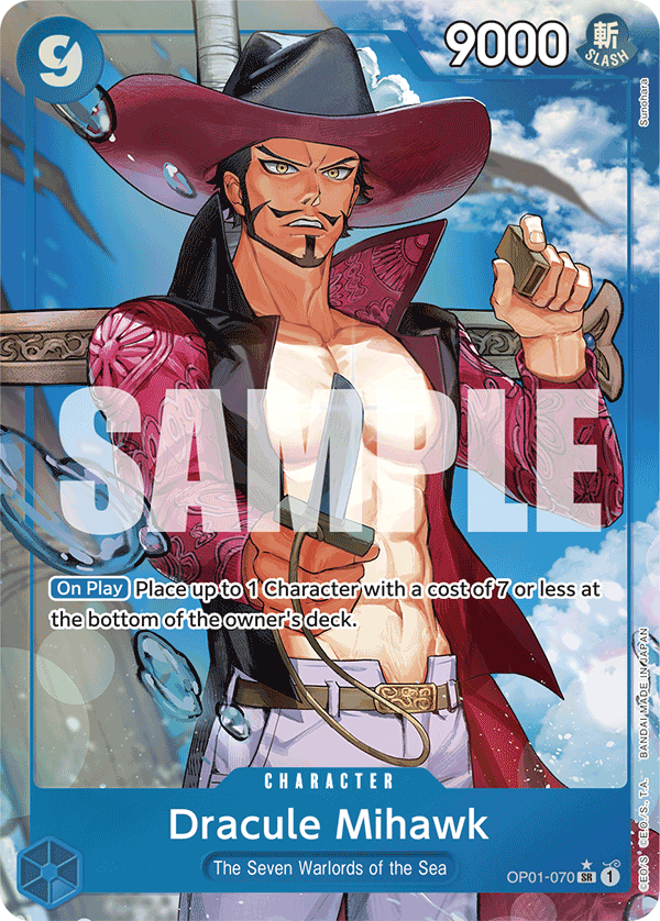 Dracule Mihawk One Piece card