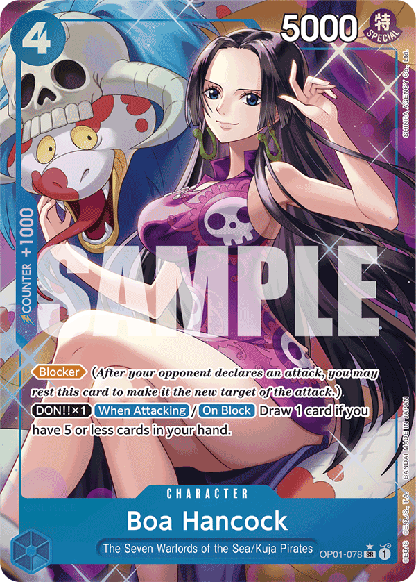 Boa Hancock One Piece card