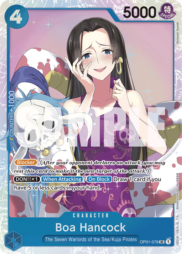 Boa Hancock One Piece card