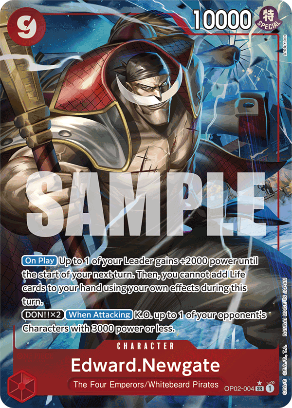 Edward.Newgate One Piece card