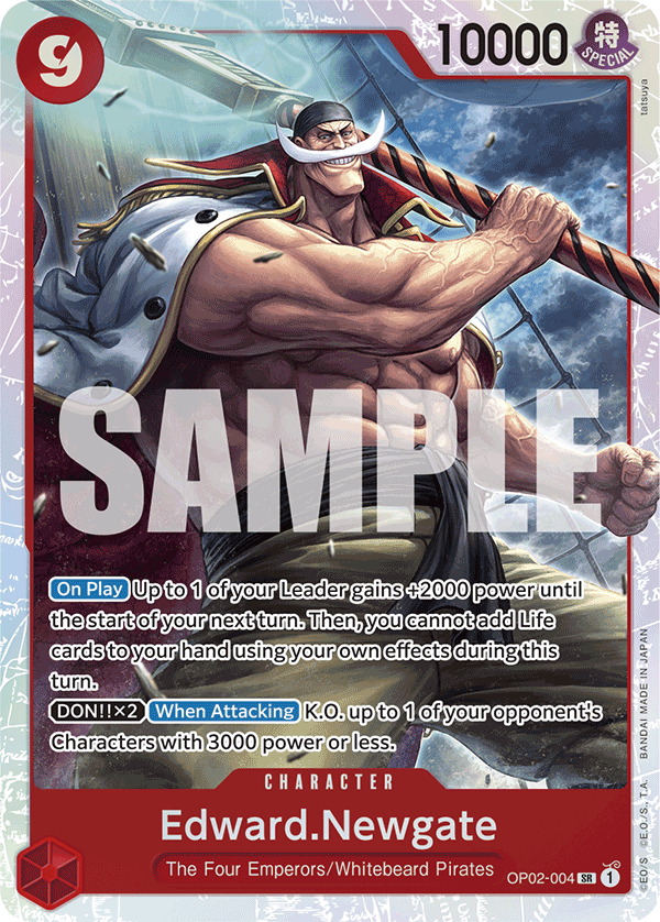 Edward.Newgate One Piece card