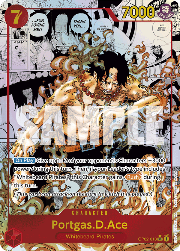 Portgas.D.Ace One Piece card