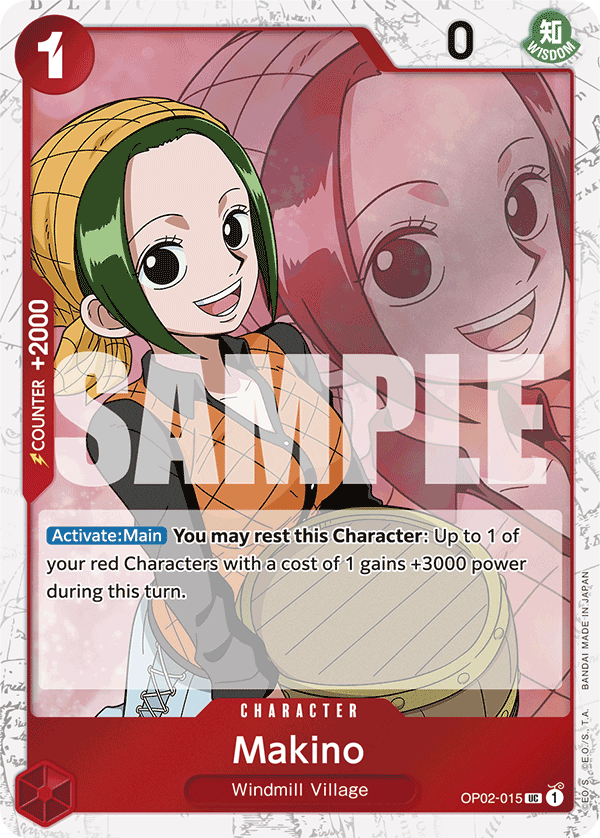 Makino One Piece card