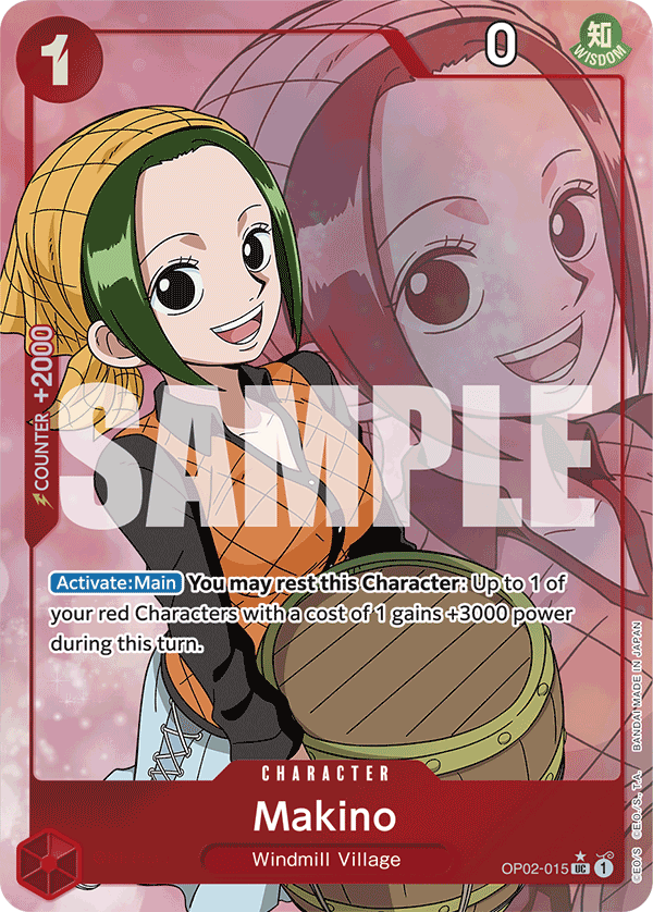 Makino One Piece card