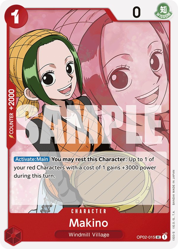 Makino One Piece card