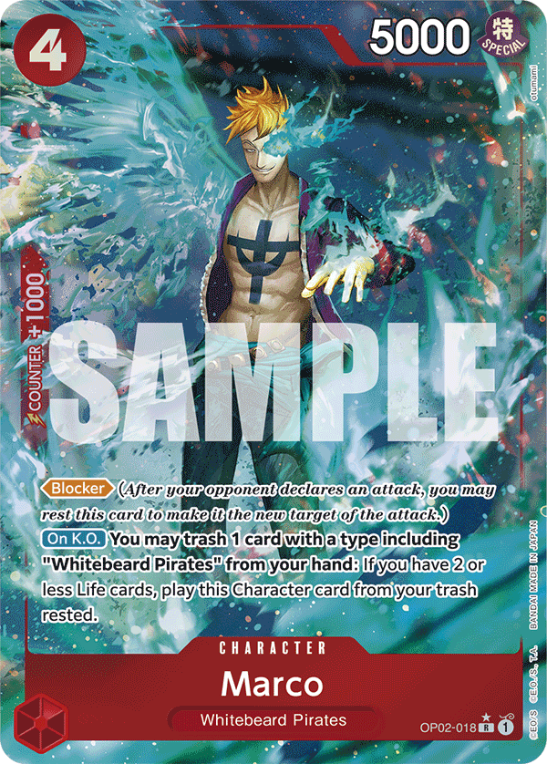 Marco One Piece card