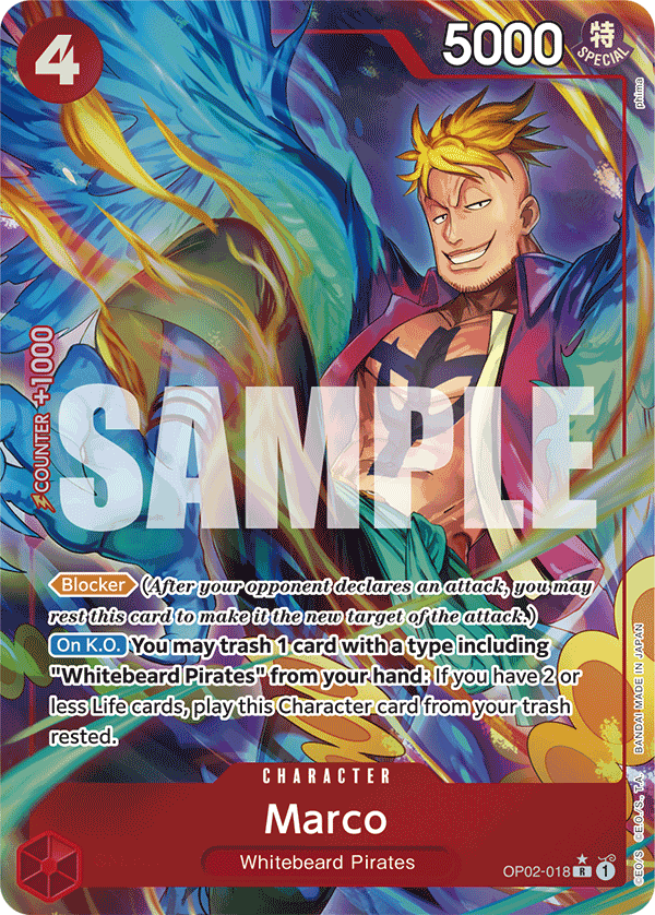 Marco One Piece card