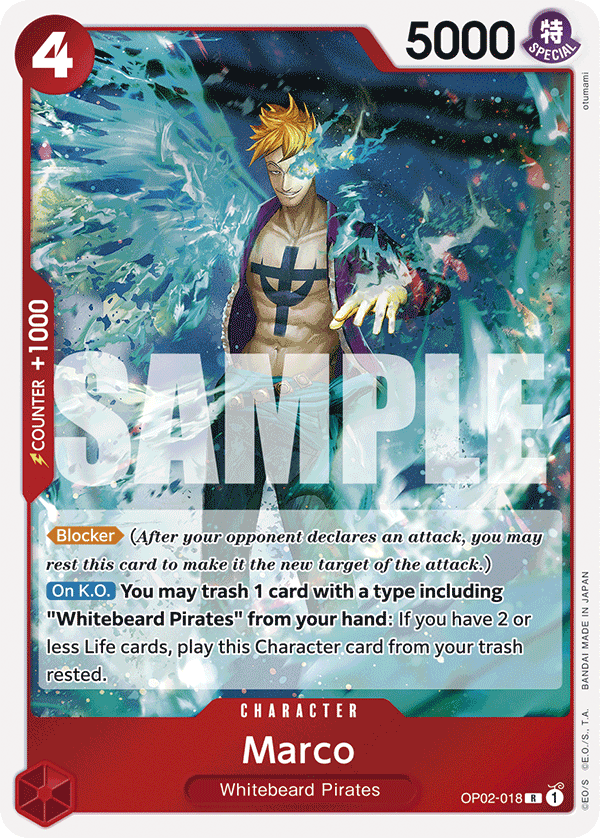 Marco One Piece card