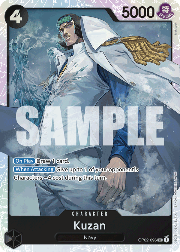 Kuzan One Piece card