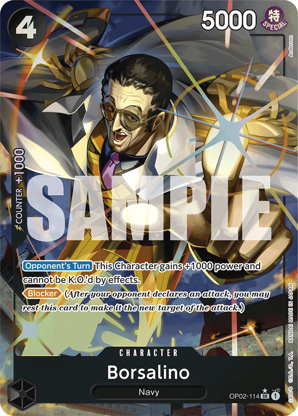 Borsalino One Piece card