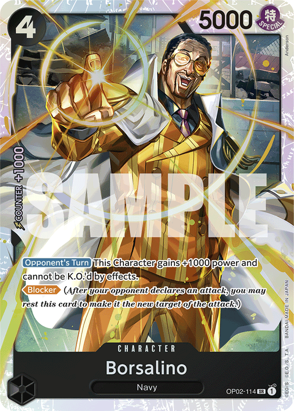 Borsalino One Piece card