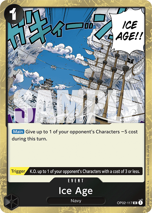 Ice Age One Piece card