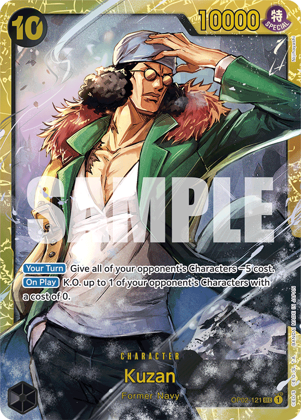 Kuzan One Piece card