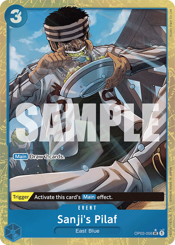 Sanji's Pilaf One Piece card