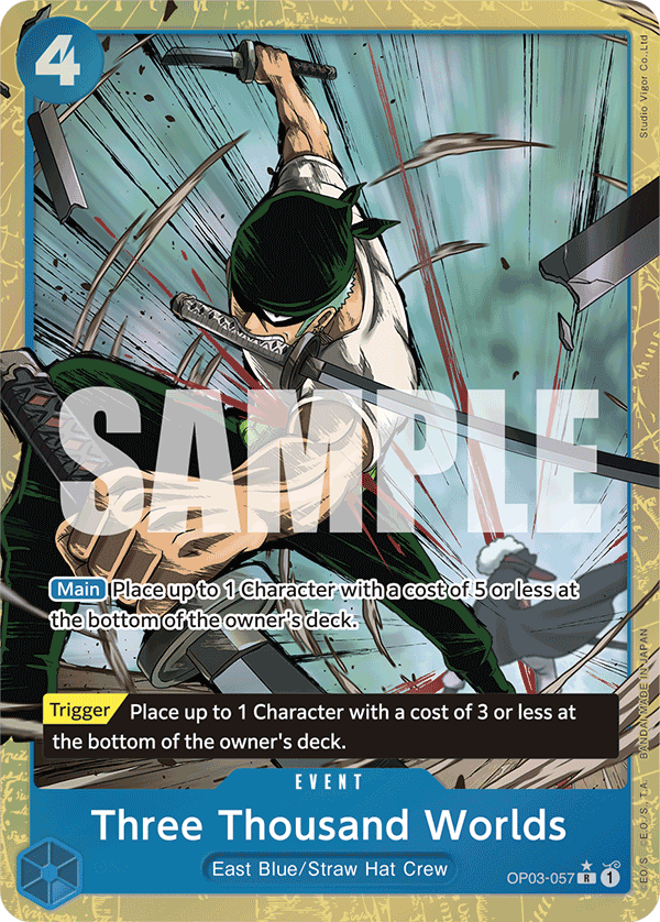 Three Thousand Worlds One Piece card
