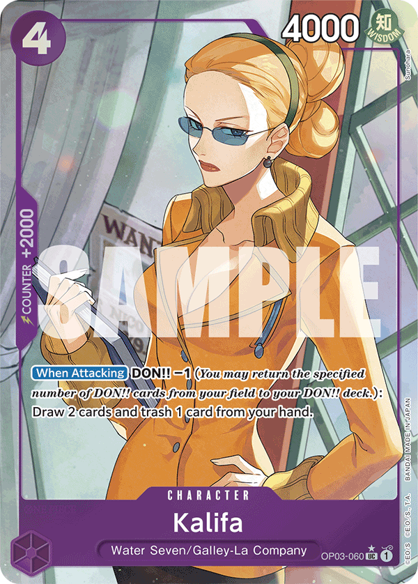 Kalifa One Piece card
