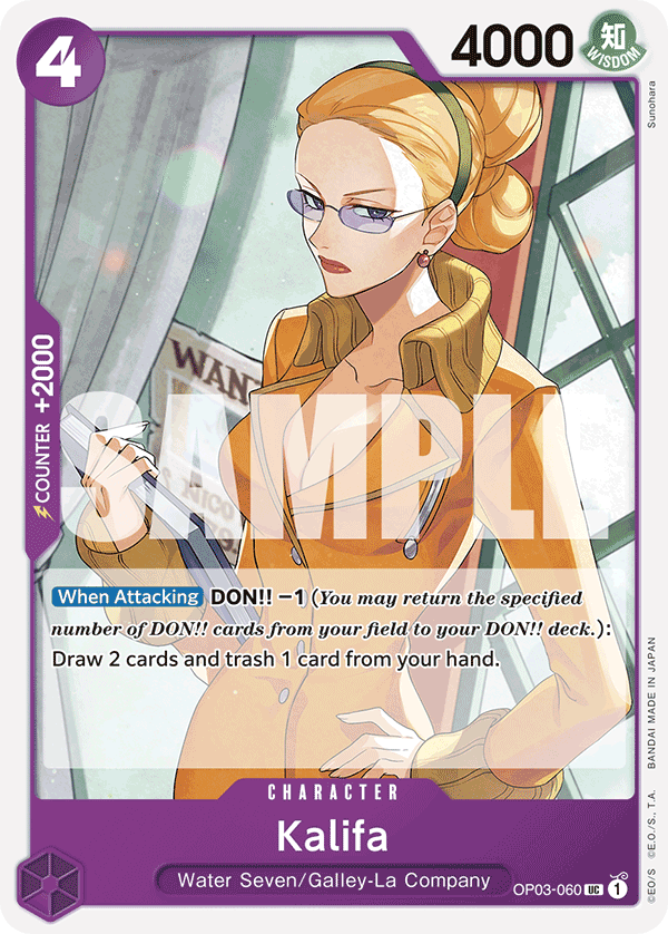 Kalifa One Piece card