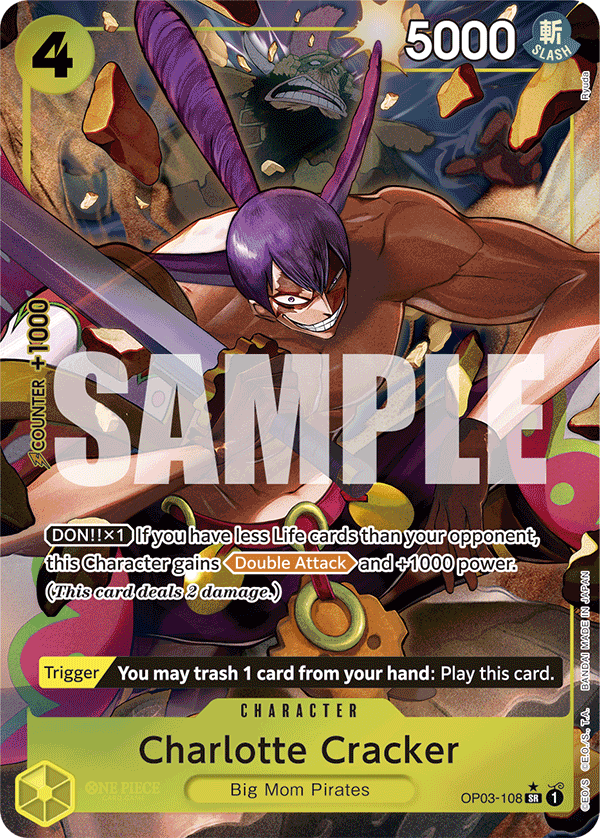 Charlotte Cracker One Piece card