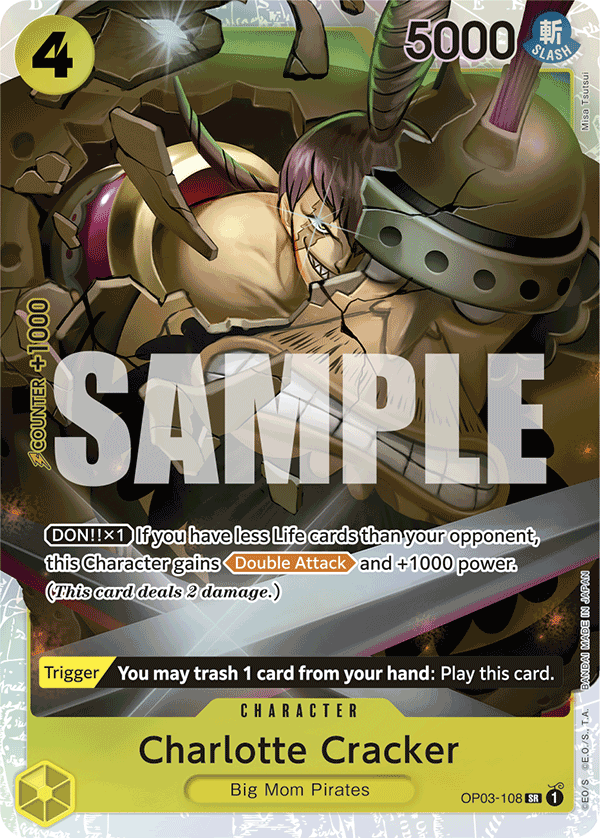 Charlotte Cracker One Piece card