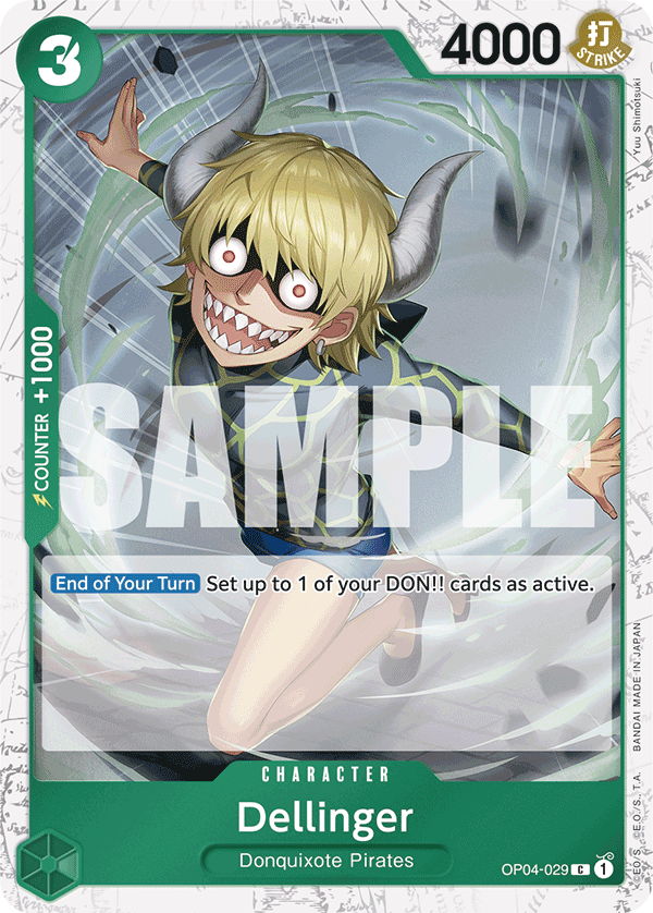 Dellinger One Piece card