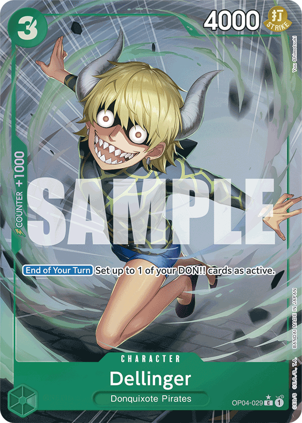 Dellinger One Piece card