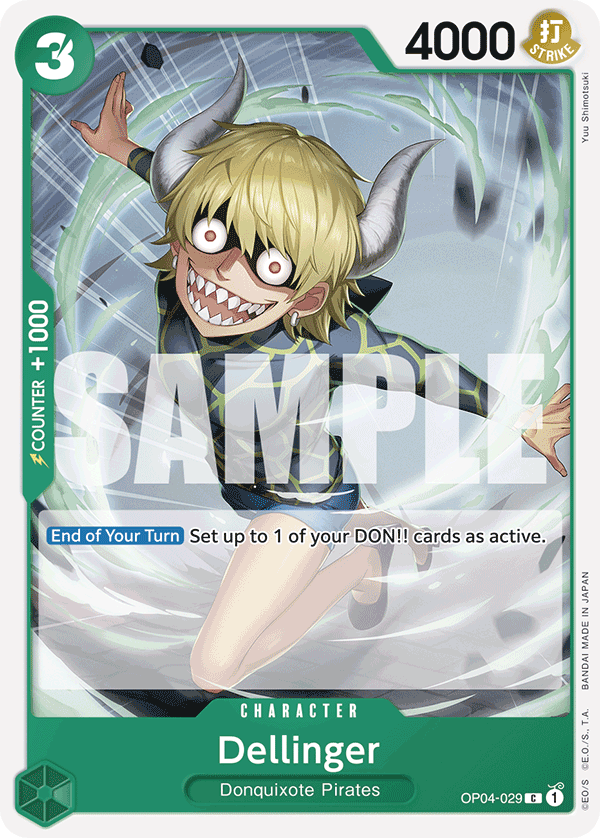 Dellinger One Piece card