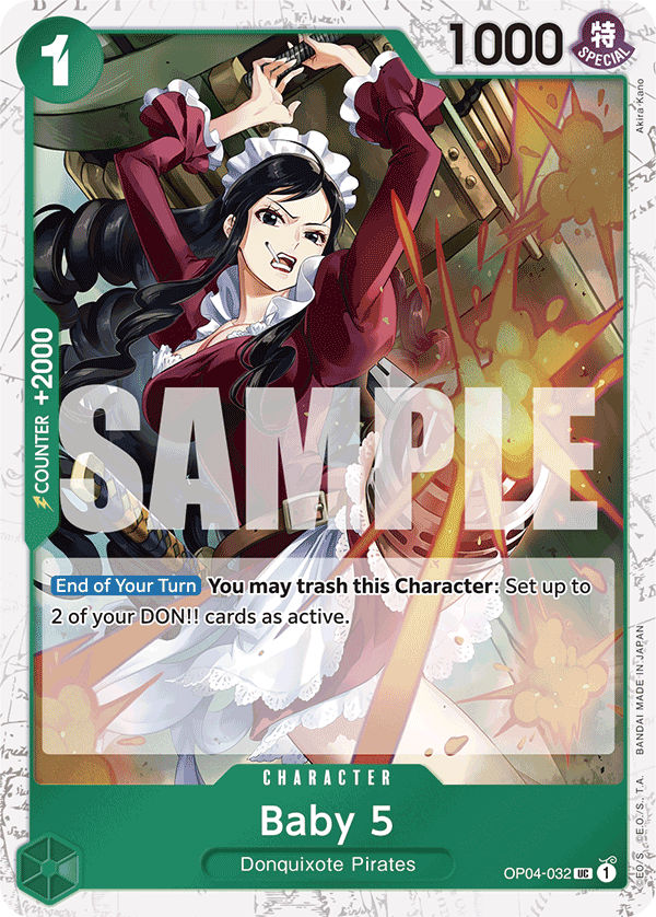 Baby 5 One Piece card