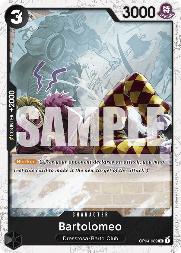 Bartolomeo One Piece card