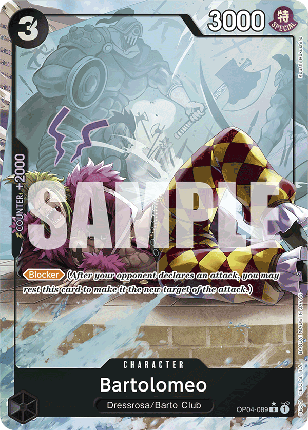 Bartolomeo One Piece card