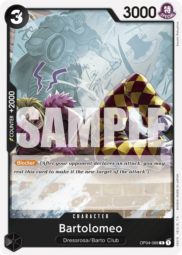 Bartolomeo One Piece card