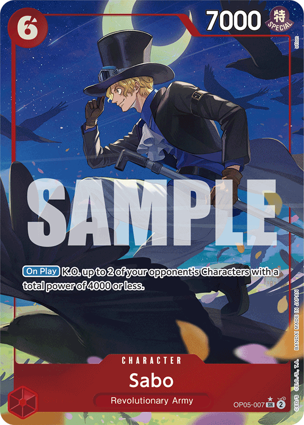 Sabo One Piece card