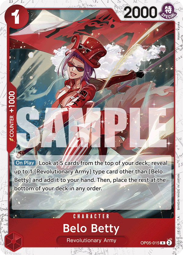 Belo Betty One Piece card