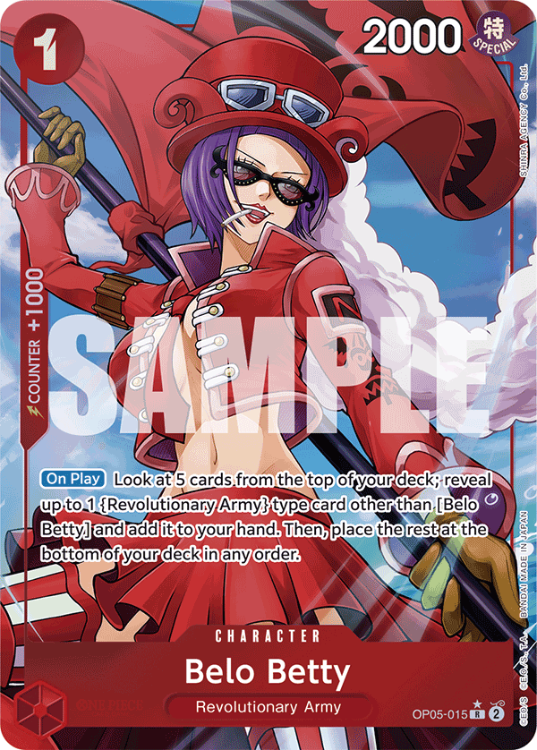 Belo Betty One Piece card