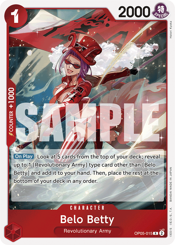 Belo Betty One Piece card