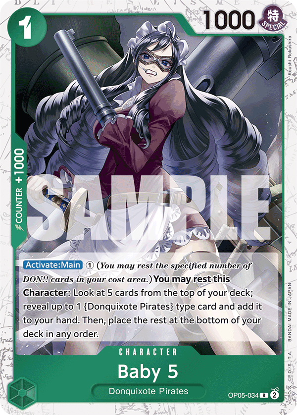 Baby 5 One Piece card