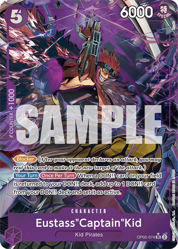 Eustass"Captain"Kid One Piece card