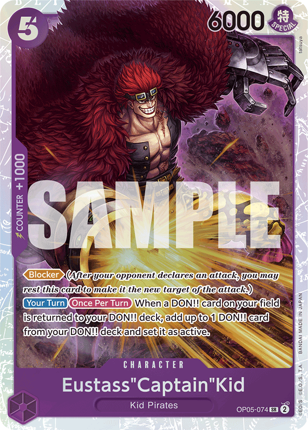 Eustass"Captain"Kid One Piece card