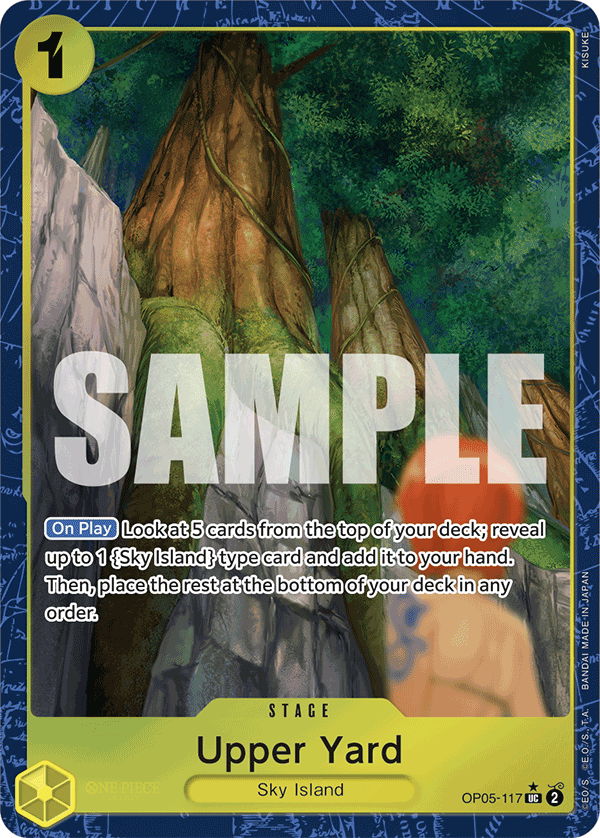 Upper Yard One Piece card